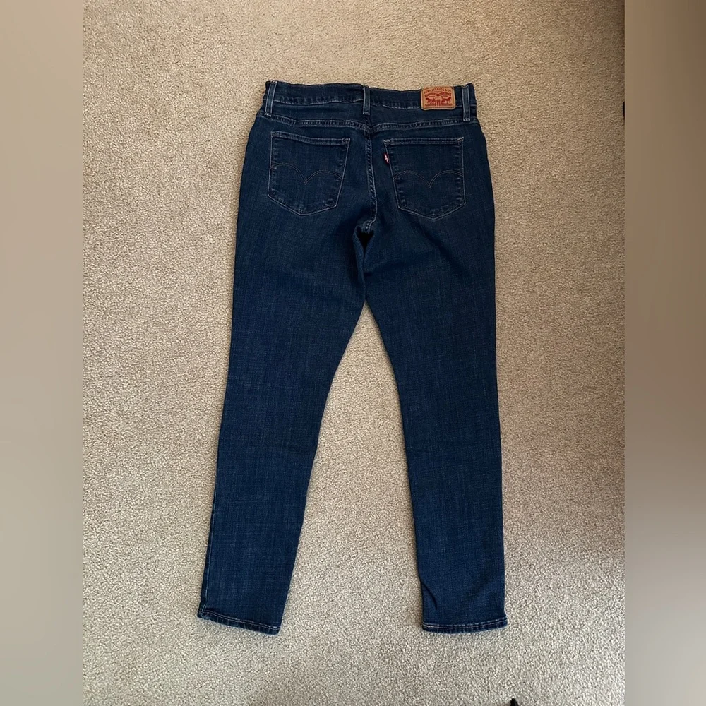 Levi’s 311 Shaping Skinny Jeans Dark Wash Mid Rise Stretch Slim Women’s, Size 30 - Picture 4 of 5